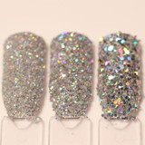 Nail Glitter Gold Silver Laser Powder