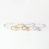 Fashion Alloy Letter Charm Bracelet