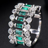 Luxury Stackable Cubic Zircon Statement Rings