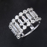 Luxury Stackable Cubic Zircon Statement Rings