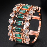 Luxury Stackable Cubic Zircon Statement Rings