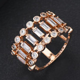 Luxury Stackable Cubic Zircon Statement Rings