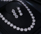 Cubic Zircon White Gold Color Wedding Jewelry Sets Cubic Zircon White Gold Color Wedding Jewelry Sets