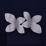 Luxury Flower Leaf Hand Made Ring
