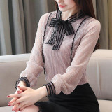 Bow Tie Fashion Beading Top