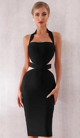 Halter Strapless Bodycon Dress