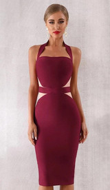 Halter Strapless Bodycon Dress