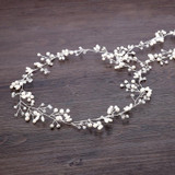 Floral Crystal Handmade Wedding Crown