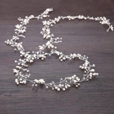 Floral Crystal Handmade Wedding Crown