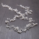 Floral Crystal Handmade Wedding Crown