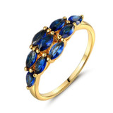 Vintage Blue Crystal Ring