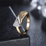 Resizable Crystal Infinity Ring