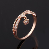 Small Star Pendant Cute Ring