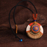 Handmade Braided Stones Vintage Choker Necklace