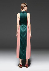 Vintage Style Chinese Style Long Dress