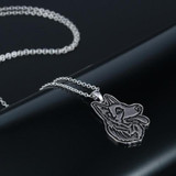 German Shepherd Head Necklace