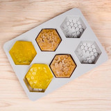 Honeycomb Soap Molds (6-Chamber Tray)