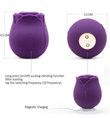 Rose Shape Vagina Sucking Vibrator