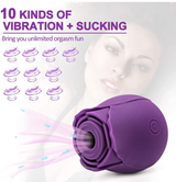 Rose Shape Vagina Sucking Vibrator