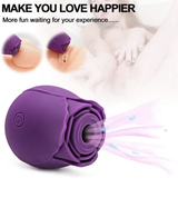 Rose Shape Vagina Sucking Vibrator