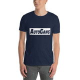 AUTOGANG SAVAGE TAG White Men Short-Sleeve T-Shirt
