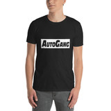 AUTOGANG SAVAGE TAG White Men Short-Sleeve T-Shirt