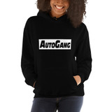 AUTOGANG SAVAGE TAG White Women Hooded Sweatshirt