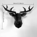 3D Deer Head Sculpture Home Decoration