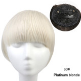 Clip in Bangs Extension Fake Hair Synthetic Clip on Blunt Bang Fringe with Long Sides For Women Natural Flase Black B3 Clip in Bangs Extension Fake Hair Synthetic Clip on Blunt Bang Fringe with Long Sides For Women Natural Flase Black B3