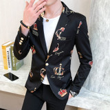 Men Blazer Casual Suit Jacket 3D