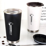 400ml Vacuum Cup Stainless Steel Office Outdoor Coffee Bottle Thermal Insulation Flask Business Portable Drinkware