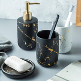 Luxury Ceramic Marble Bathroom Set