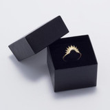 14 Karat Gold Plated Sterling Silver Sunburst Ring