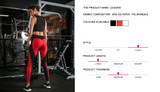 Patchwork Heart Fitness Leggings for Women