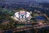 【Famous Architecture Project】Tokyo Olympic Stadium - Zaha Hadid 3d CAD Drawing-Architectural 3D CAD model
