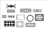 ★【Carpet Gallery Autocad Blocks Collections】All kinds of Carpet CAD Blocks