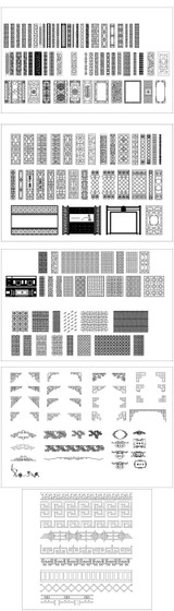 ★【Chinese Architecture Design CAD elements V3】All kinds of Chinese Architectural CAD Drawings Bundle