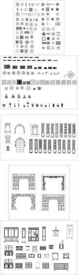 ★【Chinese Architecture Design CAD elements V1】All kinds of Chinese Architectural CAD Drawings Bundle
