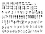 ★【Fitness Equipment Autocad Blocks】All kinds of Fitness Equipment CAD Blocks Bundle