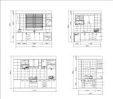 ★【Various Kitchen Cabinet Autocad Blocks & elevation V.1】All kinds of Kitchen Cabinet CAD drawings Bundle