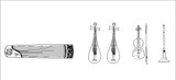 ★【Various types of musical instruments Autocad Blocks】All kinds of musical instruments CAD blocks Bundle