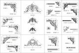 ★【Architectural Classical Element Autocad Blocks V.2】All kinds of architecture decorations CAD blocks Bundle