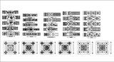 ★【Fountain,Flower Pot Autocad Blocks】All kinds of CAD blocks Bundle