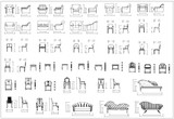 ★【Interior Design Autocad Blocks Collections V.2】All kinds of CAD Blocks Bundle