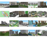 ★Best 20 Types of Residential Building Landscape Sketchup 3D Models Collection V.9