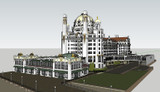 ★Sketchup 3D Models-Blenheim Hotel Sketchup Models