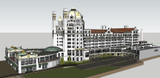 ★Sketchup 3D Models-Blenheim Hotel Sketchup Models