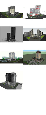 ★Best 17 Types of Hotel Sketchup 3D Models Collection V.3 (Recommanded!!)