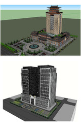 ★Best 17 Types of Hotel Sketchup 3D Models Collection V.3 (Recommanded!!)