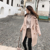 Korean Style Long Woolen Coat